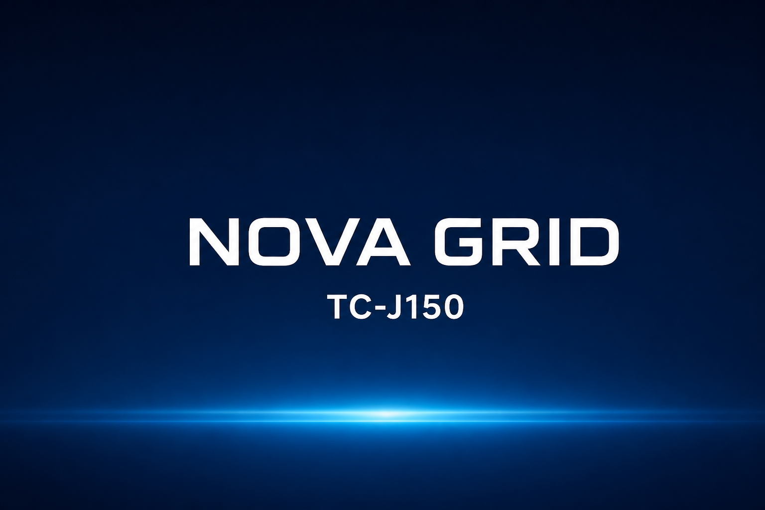 HMI boot splash — NOVA GRID (demo)