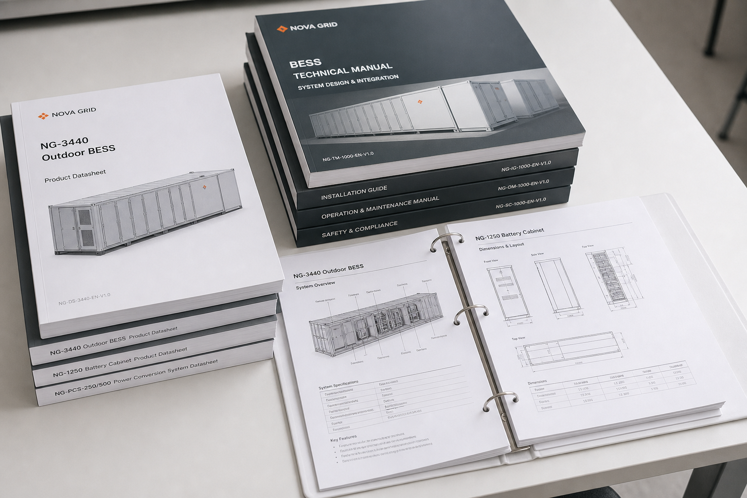 Technical manuals and datasheets (demo)