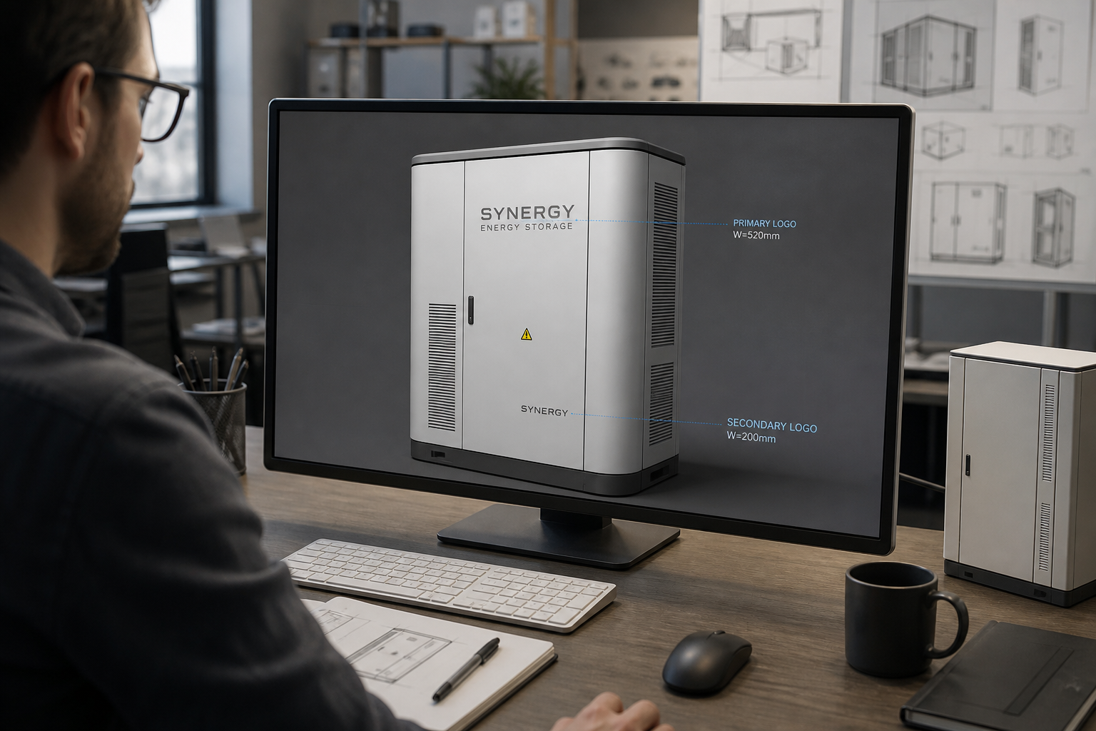 Cabinet brand render review (demo)