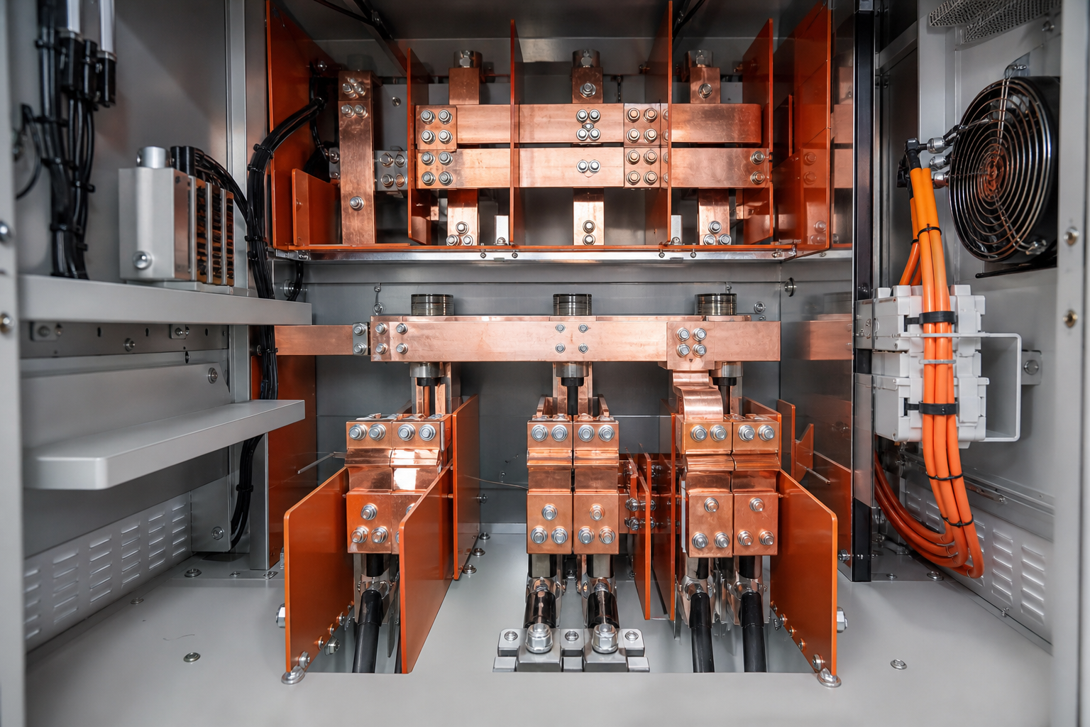 High-voltage zone structure