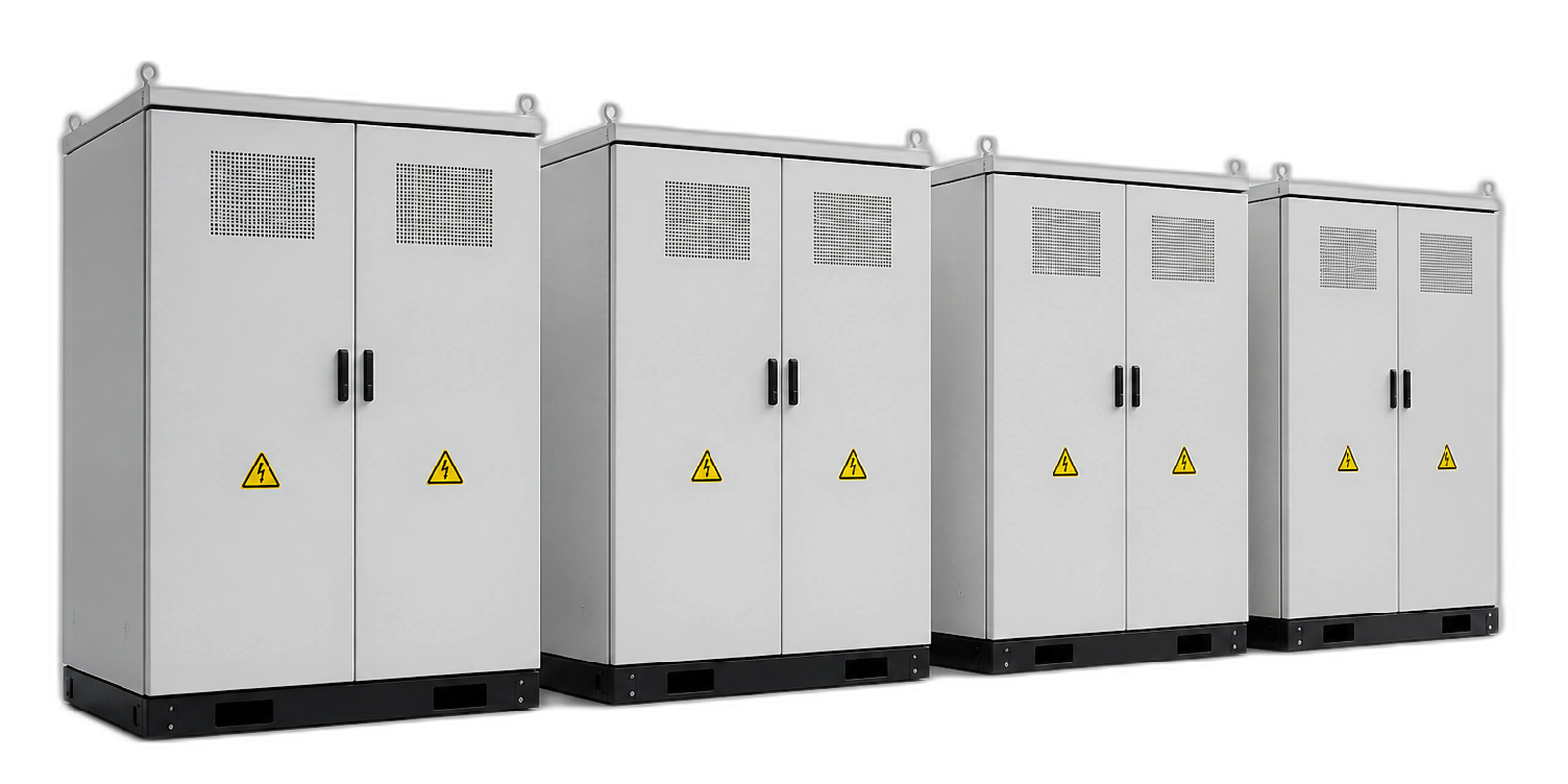 Multi-cabinet BESS under voltage, power and protection boundaries