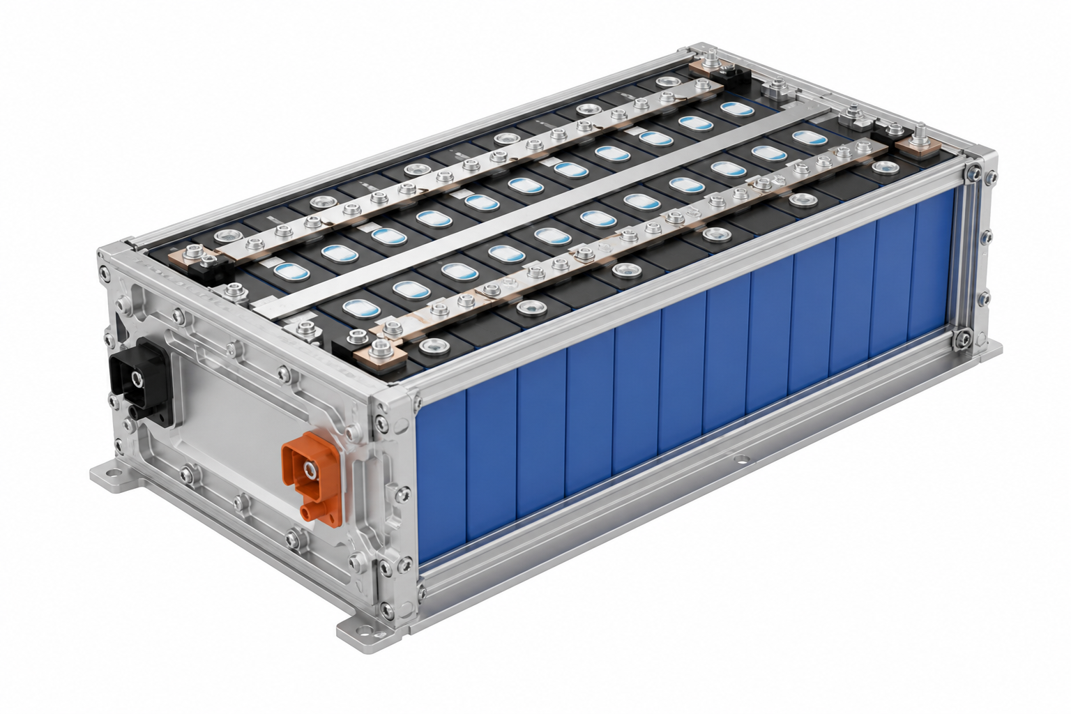 Plan C double-row side-by-side module layout
