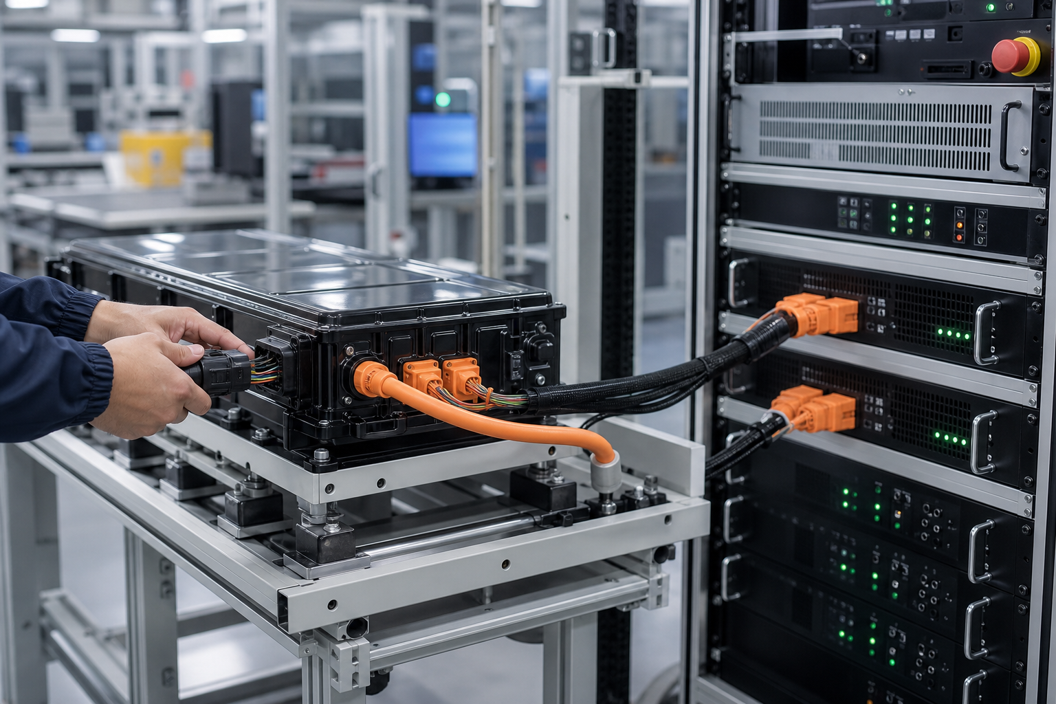 EOL functional and Bus / I/O communication test