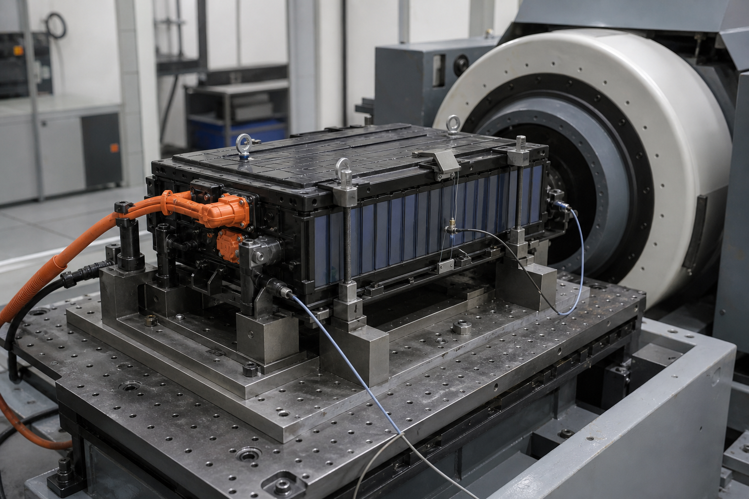 Module on electrodynamic vibration shaker