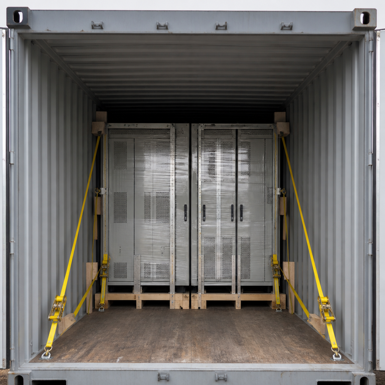 Scheme D in-container direct securing (demo)