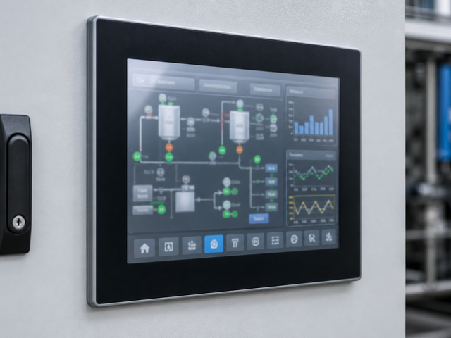 Lock / HMI protection (demo)