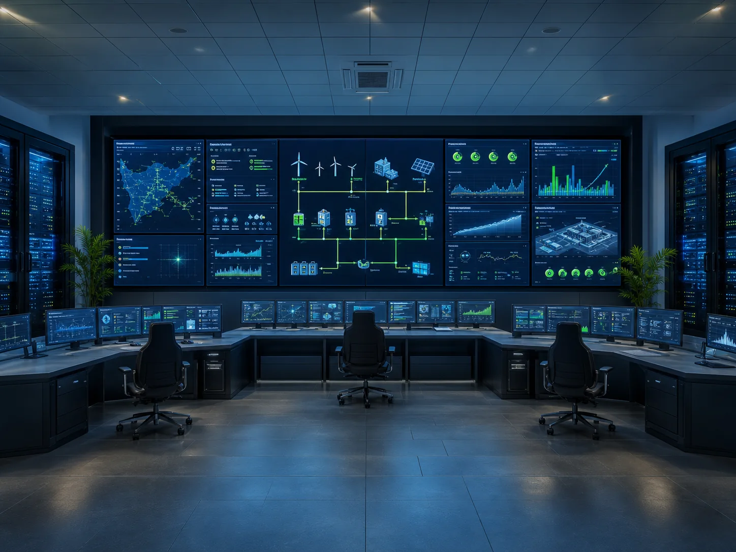Operating Management EMS and SCADA Control Room